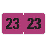 Smead™ Yearly End Tab File Folder Labels, 23, 0.75 x 1.5, Purple, 500 Labels/Roll (SMD68323) 1 Roll