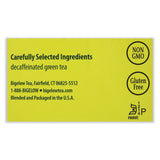 Bigelow® Decaffeinated Green Tea, Green Decaf, 0.34 lbs, 28/Box (BTC10347) Box of 28