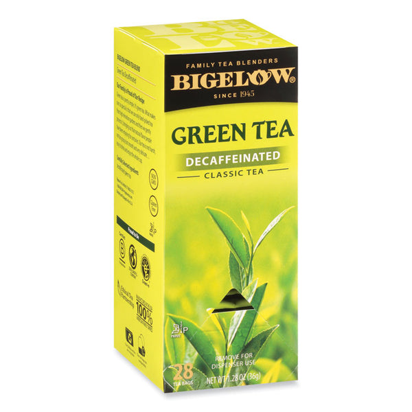 Bigelow® Decaffeinated Green Tea, Green Decaf, 0.34 lbs, 28/Box (BTC10347)