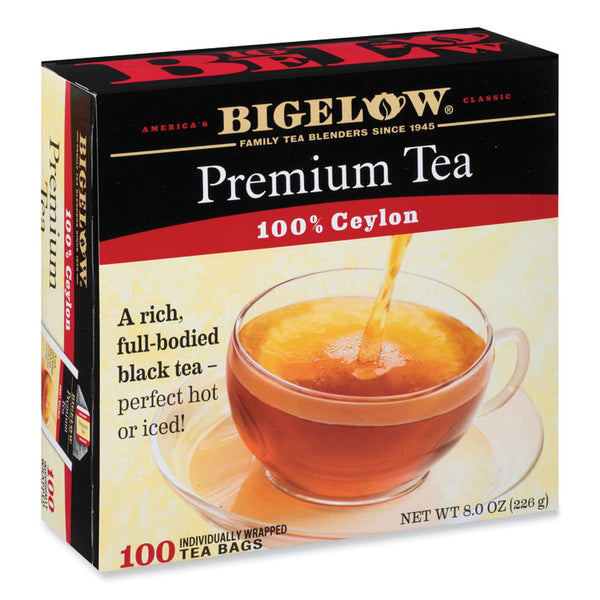 Bigelow® Single Flavor Tea, Premium Ceylon, 100 Bags/Box (BTC00351)