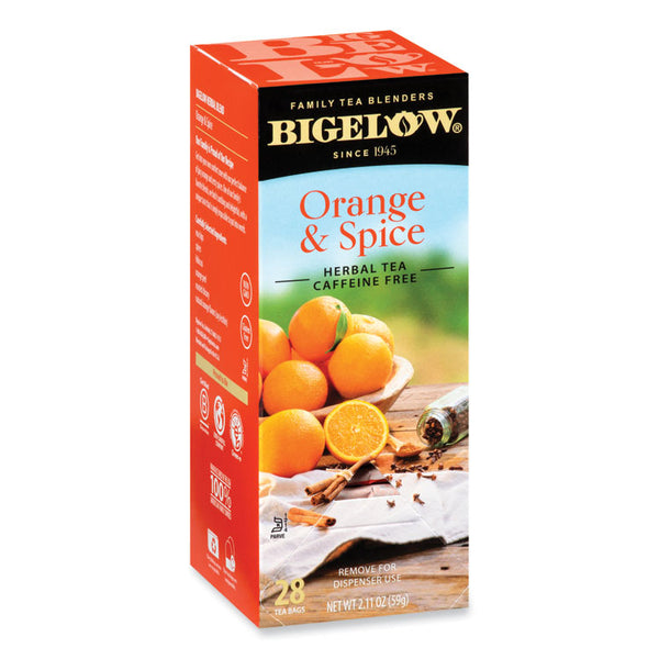 Bigelow® Orange and Spice Herbal Tea, 28/Box (BTC10398)