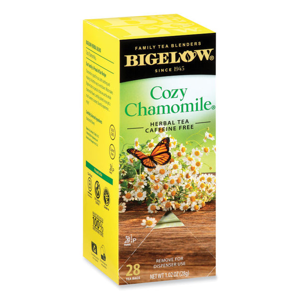 Bigelow® Single Flavor Tea, Cozy Chamomile, 28 Bags/Box (BTC00401)