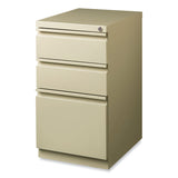 Hirsh Industries® Full-Width Pull 20 Deep Mobile Pedestal File, Box/Box/File, Letter, Putty, 15 x 19.88 x 27.75, Ships in 4-6 Business Days (HID18574) Each