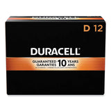 Duracell® CopperTop Alkaline D Batteries, 12/Box (DURMN1300) 1 Dozen