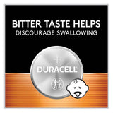 Duracell® Lithium Coin Batteries With Bitterant, 2025, 4/Pack (DURDL2025B4PK) Each