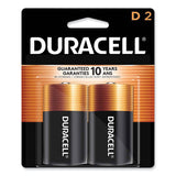 Duracell® CopperTop Alkaline D Batteries, 2/Pack (DURMN1300B2Z) Pack of 2