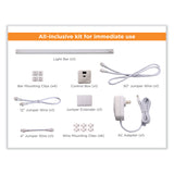 BLACK+DECKER LED Dimmable Under Counter Lighting with Motion Sensor and Magnetic Option One-Bar Kit, 0.78w x 0.39h, 18" Length (BOSLEDUC181WK) Each