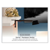 BLACK+DECKER PureOptics Verve Designer Series LED Desk Lamp with Clamp Base, 13.58" High, Black (BOSLED2200CLBK) Each