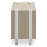 Safco Ready Home Office Large Stackable Storage, 1-Shelf, 24w x 12d x 17.25h, Beige/White, Ships in 1-3 Business Days (SAF5509WHNA) Each