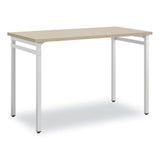 Safco Ready Home Office Desk, 45.5" x 23.5" to 29.5", Beige/White, Ships in 1-3 Business Days (SAF5508WHNA) Each