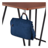 Safco® Table Hooks, 1.25 x 1.75 x 3.25, Black, 6/Pack, Ships in 1-3 Business Days (SAF2254BL) Each