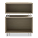 Safco Ready Home Office Large Stackable Storage, 1-Shelf, 24w x 12d x 17.25h, Beige/White, Ships in 1-3 Business Days (SAF5509WHNA) Each