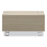 Safco Ready Home Office Small Stackable Storage, 1-Shelf, 24w x 12d x 12.25h, Beige/White, Ships in 1-3 Business Days (SAF5510WHNA) Each