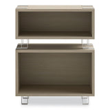 Safco Ready Home Office Small Stackable Storage, 1-Shelf, 24w x 12d x 12.25h, Beige/White, Ships in 1-3 Business Days (SAF5510WHNA) Each