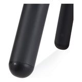 NPS® 6800 Series Height Adj Fabric Seat Swivel Stool, Supports 300 lb, 18"-25" Seat Height, Black Seat/Base, Ships in 1-3 Bus Days (NPS6810S10) Each