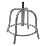 NPS® 6800 Series Height Adj Fabric Padded Seat Stool, Supports 300lb, 18"-25" Ht, Cobalt Blue Seat/Gray Base,Ships in 1-3 Bus Days (NPS6825S02) Each