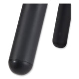 NPS® 6800 Series Height Adj Metal Seat Stool, Supports 300 lb, 18"-24" Seat Ht, Burgundy Seat, Black Base, Ships in 1-3 Bus Days (NPS681810) Each