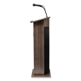 Oklahoma Sound® Power Plus Lectern, 22 x 17 x 46, Ribbonwood, Ships in 1-3 Business Days (NPS111PLSRW) Each