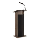 Oklahoma Sound® Power Plus Lectern, 22 x 17 x 46, Ribbonwood, Ships in 1-3 Business Days (NPS111PLSRW) Each