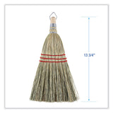 Boardwalk® Corn Whisk Broom, Corn Fiber Bristles, 9" Bristle Length, Yellow, 12/Carton (BWK951WC) Case of 12