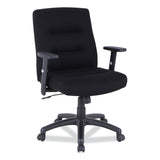 Alera® Alera Kesson Series Petite Office Chair, Supports Up to 300 lb, 17.71" to 21.65" Seat Height, Black (ALEKS4010) Each