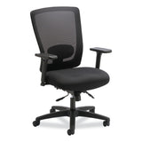 Alera® Alera Envy Series Mesh Mid-Back Multifunction Chair, Supports Up to 250 lb, 17" to 21.5" Seat Height, Black (ALENV42M14) Each