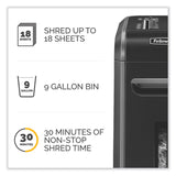 Fellowes® Powershred 99Ci 100% Jam Proof Cross-Cut Shredder, 18 Manual Sheet Capacity (FEL3229901) Each