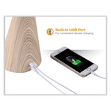 Bostitch® Office Flexible Wood Grain Desk Lamp, 20.47" High, Wood Grain (BOSVLED1701W) Each