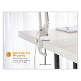 BLACK+DECKER PureOptics LED Magnifying Dimmable Desk Lamp with Clamp Mount, 17" High, White (BOSVLED600) Each