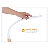 Bostitch® Office Flexible Wood Grain Desk Lamp, 20.47" High, Wood Grain (BOSVLED1701W) Each