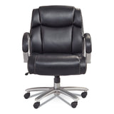 Safco® Lineage Big&Tall Mid Back Task Chair 24.5" Back, Max 350lb, 19.5" to 23.25" High Black Seat,Chrome,Ships in 1-3 Business Days (SAF3504BL) Each