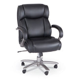 Safco® Lineage Big&Tall Mid Back Task Chair 28" Back, Max 400 lb, 21.5" to 25.25" High Black Seat, Chrome,Ships in 1-3 Business Days (SAF3503BL) Each
