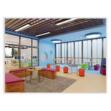 Safco® Reve GuestBistro Chair with Straight Legs, Supports Up to 250 lb, 18" Seat Height, Green Seat/Back, Silver Base, 2/Carton (SAF6805GN) Case of 2