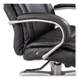 Safco® Lineage Big&Tall Mid Back Task Chair 28" Back, Max 400 lb, 21.5" to 25.25" High Black Seat, Chrome,Ships in 1-3 Business Days (SAF3503BL) Each