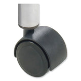 Safco® Sassy Stack Chair Casters, 2.5" Wheel, Black, 4/Set (SAF4083BL) Each