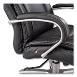Safco® Lineage Big & Tall High Back Task Chair, Max 500 lb, 20.5" to 24.25" High Black Seat, Chrome Base, Ships in 1-3 Business Days (SAF3502BL) Each