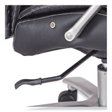 Safco® Lineage Big & Tall High Back Task Chair, Max 500 lb, 20.5" to 24.25" High Black Seat, Chrome Base, Ships in 1-3 Business Days (SAF3502BL) Each
