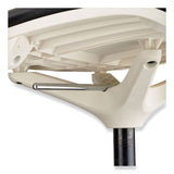 Safco® Shell Extended-Height Chair, Max 275 lb, 22" to 32" High Black/White Seat, White Back, Black Base, Ships in 1-3 Business Days (SAF7014WH) Each