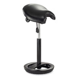 Safco® Twixt Extended-Height Saddle Seat Stool, Backless, Supports 300lb, 22.9" to 32.7" High Black Seat, Ships in 1-3 Business Days (SAF3006BV) Each