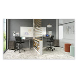 Safco® Medina Extended-Height Chair, Supports Up to 275 lb, 23" to 33" High Black Seat, Black Back/Base,Ships in 1-3 Business Days (SAF6827BL) Each