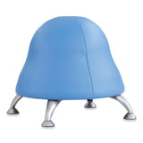 Safco® Runtz Ball Chair, Backless, Supports Up to 250 lb, Baby Blue Vinyl Seat, Silver Base, Ships in 1-3 Business Days (SAF4756BUV) Each