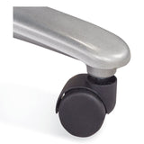 Safco® Lineage Big&Tall Mid Back Task Chair 24.5" Back, Max 350lb, 19.5" to 23.25" High Black Seat,Chrome,Ships in 1-3 Business Days (SAF3504BL) Each