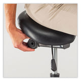 Safco® Twixt Extended-Height Saddle Seat Stool, Backless, Supports 300lb, 22.9" to 32.7" High Black Seat, Ships in 1-3 Business Days (SAF3006BV) Each