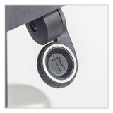 Safco® Lineage Big & Tall All-Mesh Task Chair, Supports 400lb, 19.5" - 23.25" High Black Seat,Chrome Base,Ships in 1-3 Business Days (SAF3505BL) Each