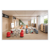 Safco® Zenergy Swivel Ball Chair, Backless, Supports Up to 250 lb, Red Vinyl, Ships in 1-3 Business Days (SAF4760RV) Each