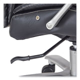 Safco® Lineage Big&Tall Mid Back Task Chair 24.5" Back, Max 350lb, 19.5" to 23.25" High Black Seat,Chrome,Ships in 1-3 Business Days (SAF3504BL) Each