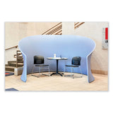 Safco® Vy Counter Height Chair, Supports Up to 350 lb, 25" Seat Height, Black Seat, Black Back, Silver Base (SAF4296BL) Each