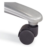 Safco® Lineage Big&Tall Mid Back Task Chair 28" Back, Max 400 lb, 21.5" to 25.25" High Black Seat, Chrome,Ships in 1-3 Business Days (SAF3503BL) Each