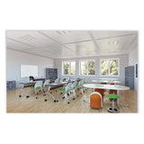 Safco® Zenergy Ball Chair, Backless, Supports Up to 250 lb, Baby Blue Vinyl, Ships in 1-3 Business Days (SAF4751BUV) Each