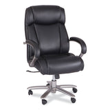 Safco® Lineage Big & Tall High Back Task Chair, Max 500 lb, 20.5" to 24.25" High Black Seat, Chrome Base, Ships in 1-3 Business Days (SAF3502BL) Each